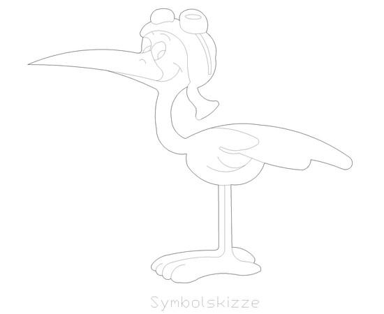 Figur "Storch"